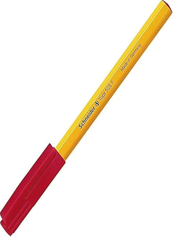 Schneider Tops 505 ballpoint pen - Red , 2725617573218